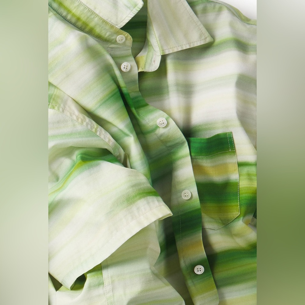 SALE! JOHN ELLIOTT SS CLOAK BUTTON UP - NWT - Picture 8 of 8